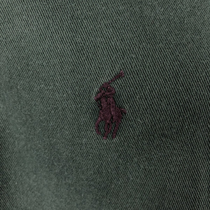 Ralph Lauren BLAKE long sleeve button down shirt, men's size M cotton Charcoal Vintage Second Hand