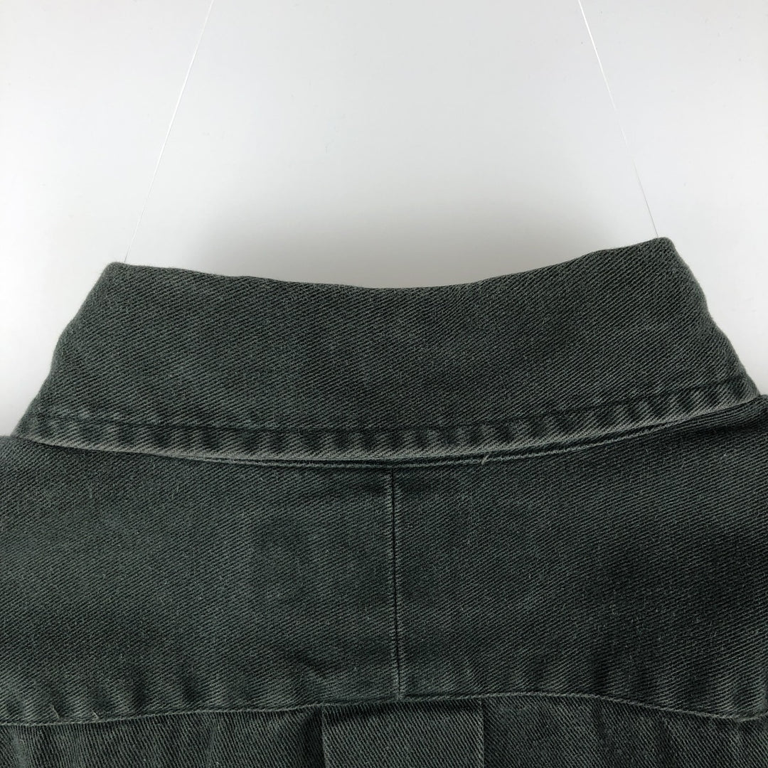 Ralph Lauren BLAKE long sleeve button down shirt, men's size M cotton Charcoal Vintage Second Hand