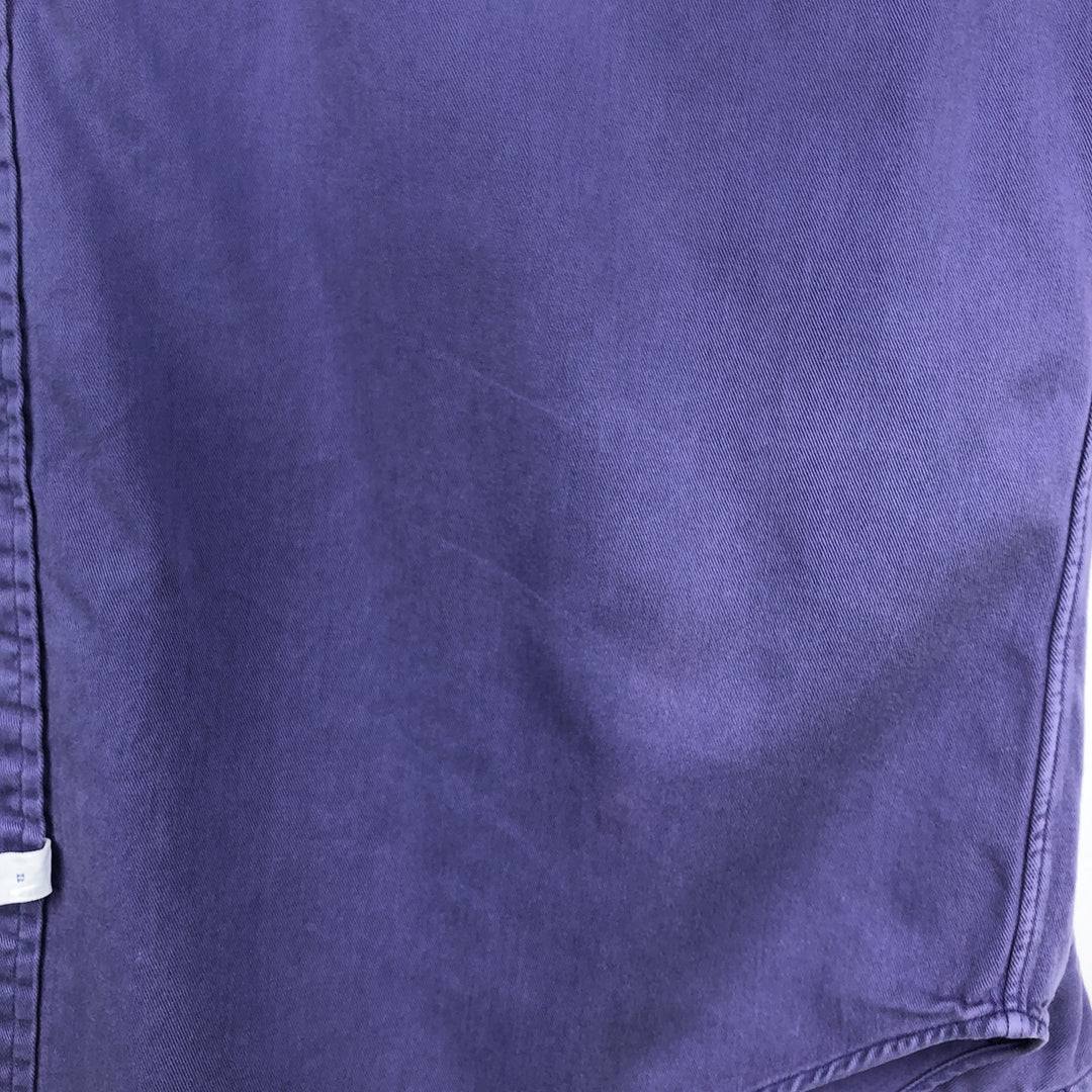 Ralph Lauren long sleeve button down shirt, men's XL size cotton Navy blue Vintage Second Hand