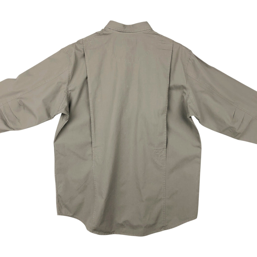 Filson long-sleeved work shirt, men's size L (equivalent to size L) cotton gray type Vintage Second Hand
