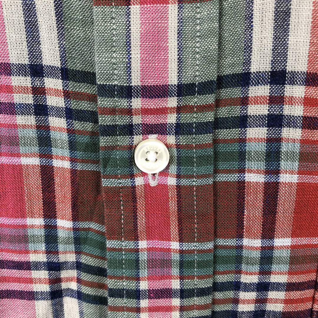 Brooks Brothers Est.1818 REGENT Long Sleeve Button-Down Check Shirt Men's XL cotton red type Vintage Second Hand