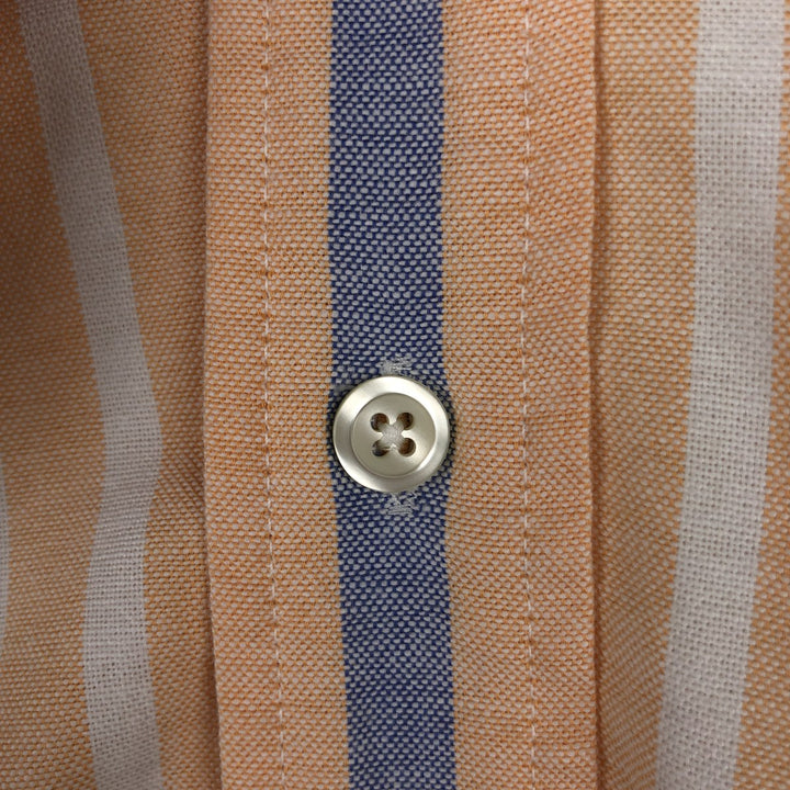 90'S GAP (Old GAP) Multi-stripe Long-Sleeve Button-Down Stripe Shirt, Men's Size M (Equivalent), Vintage cotton white type Vintage Second Hand