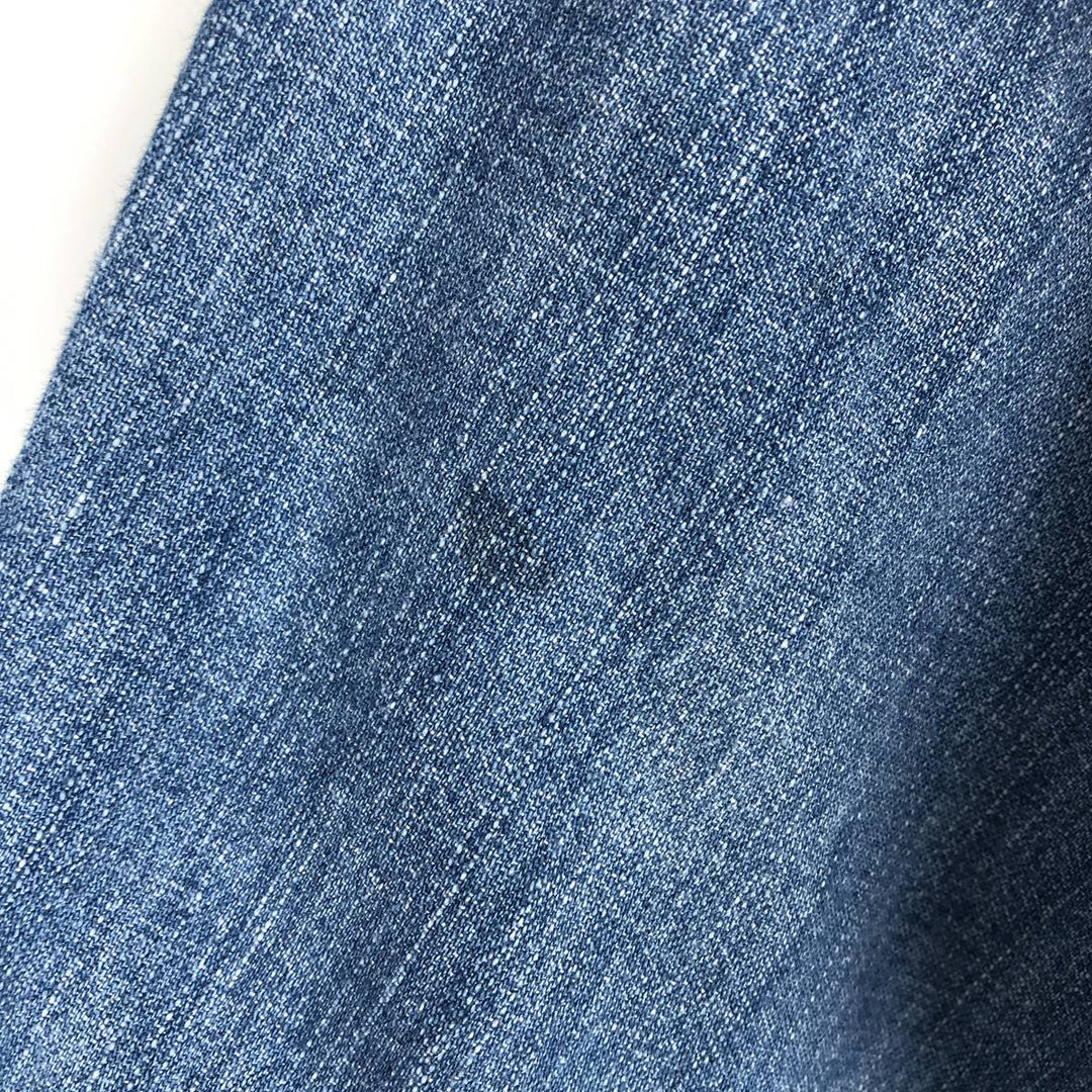 Levi's Long-Sleeve Denim Western Shirt, Men's Size XL (approx.) cotton blue type Vintage Second Hand