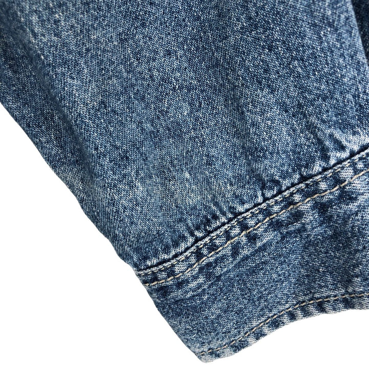 Levi's Long-Sleeve Denim Western Shirt, Men's Size XL (approx.) cotton blue type Vintage Second Hand
