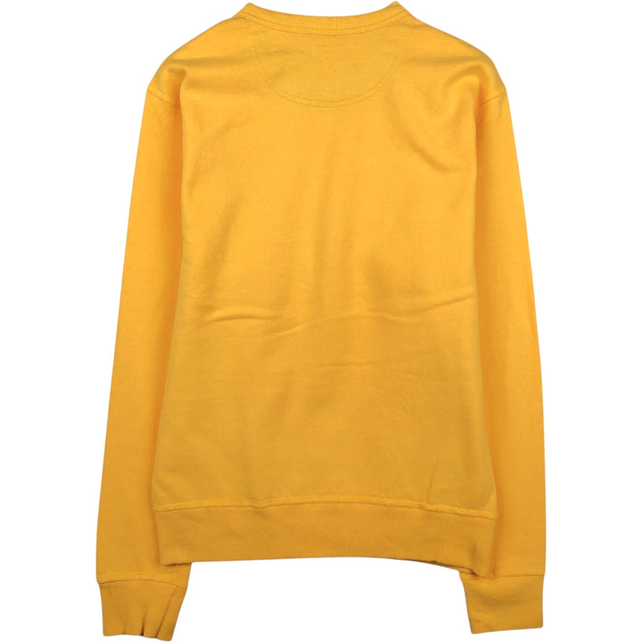 Champion AUTHENTIC Plain Blank Sweatshirt (Men's Size S) unclear yellow type Vintage Second Hand