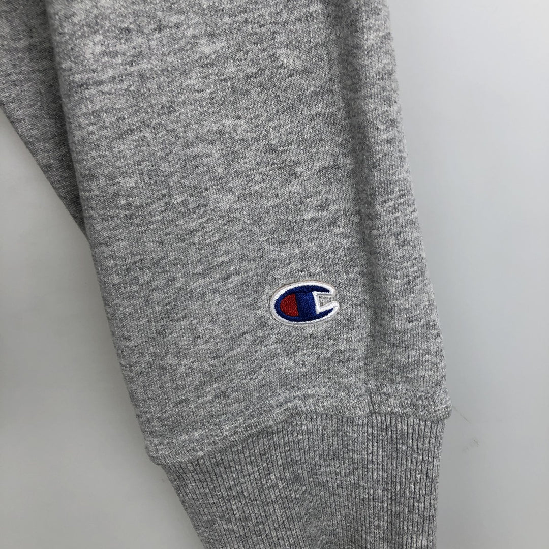 Champion Authentic Athletics Wear One-Point Logo Sweatshirt, Men's Size L cotton gray type Vintage Second Hand