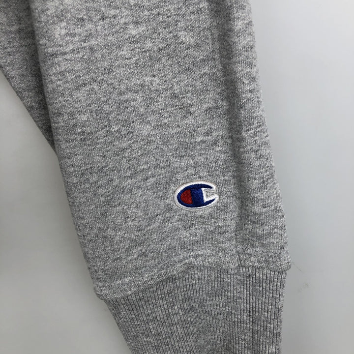 Champion Authentic Athletics Wear One-Point Logo Sweatshirt, Men's Size L cotton gray type Vintage Second Hand