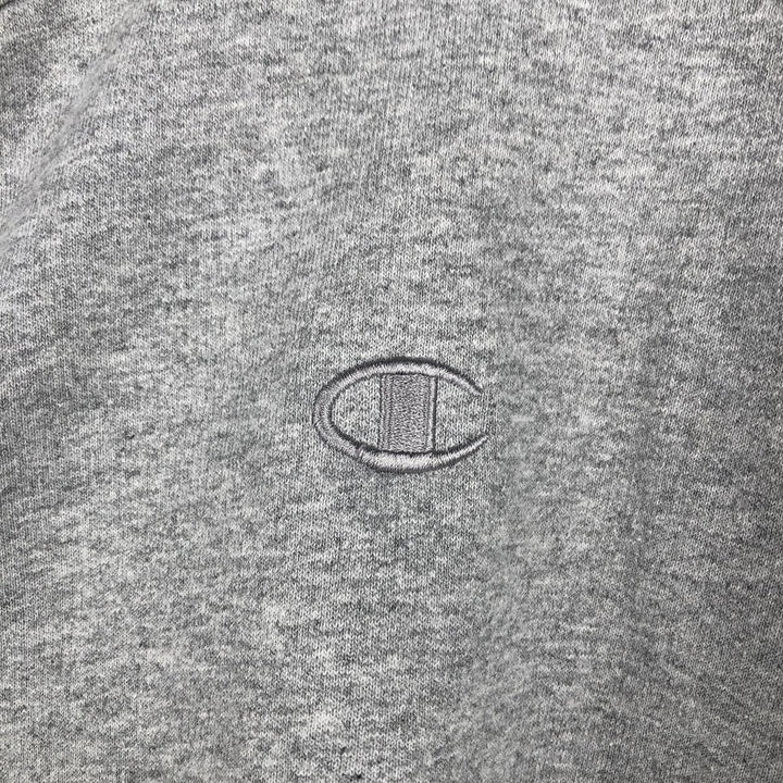 Champion Authentic Athletics Wear One-Point Logo Sweatshirt, Men's Size L cotton gray type Vintage Second Hand