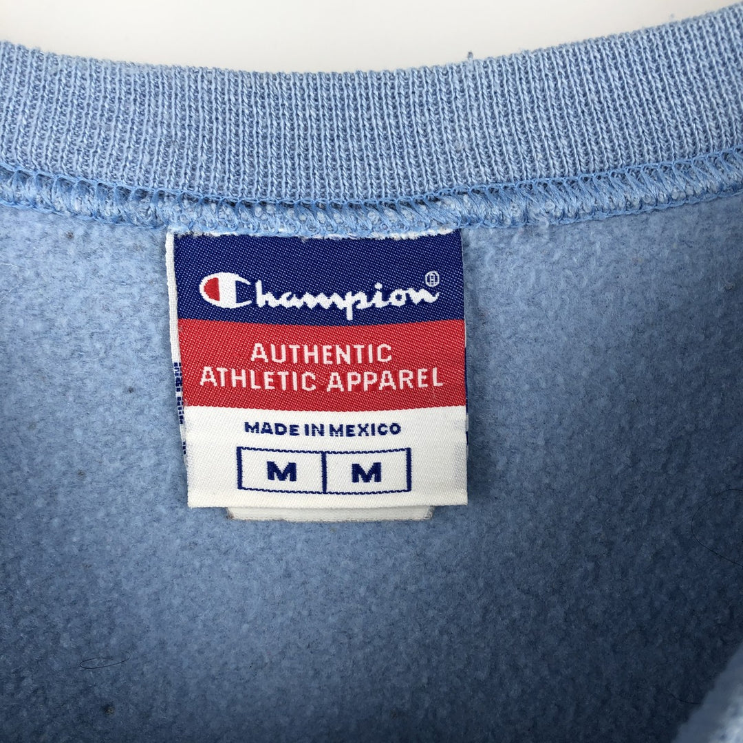2000'S Champion AUTHENTIC ATHLETIC APPAREL Logo Sweatshirt (Men's Size M) unclear Blue type light blue Vintage Second Hand