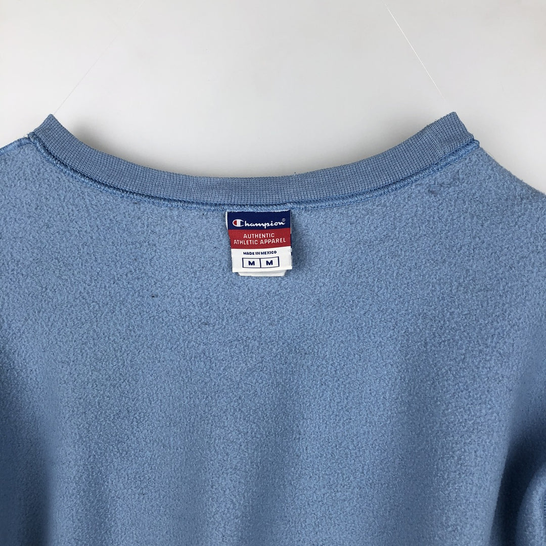 2000'S Champion AUTHENTIC ATHLETIC APPAREL Logo Sweatshirt (Men's Size M) unclear Blue type light blue Vintage Second Hand