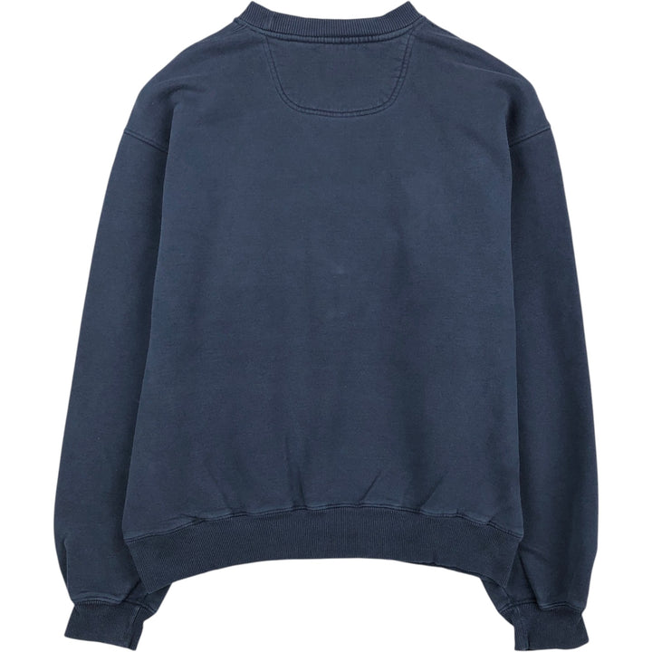 Champion AUTHENTIC Blank Sweatshirt (Men's Size L) cotton navy blue type Vintage Second Hand