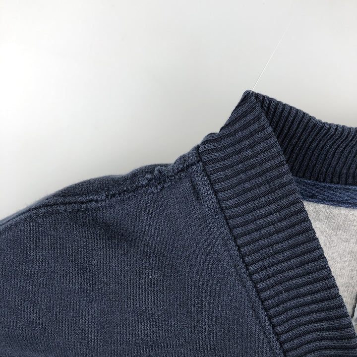 Champion AUTHENTIC Blank Sweatshirt (Men's Size L) cotton navy blue type Vintage Second Hand