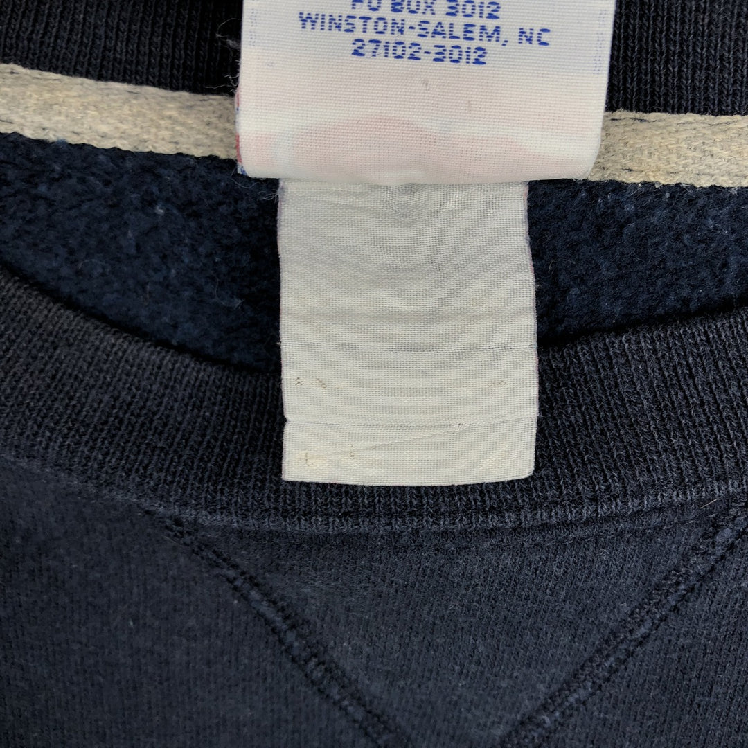 2000'S Champion Authentic Athletic Apparel One-Point Logo Sweatshirt, Men's Size L unclear navy blue type Vintage Second Hand