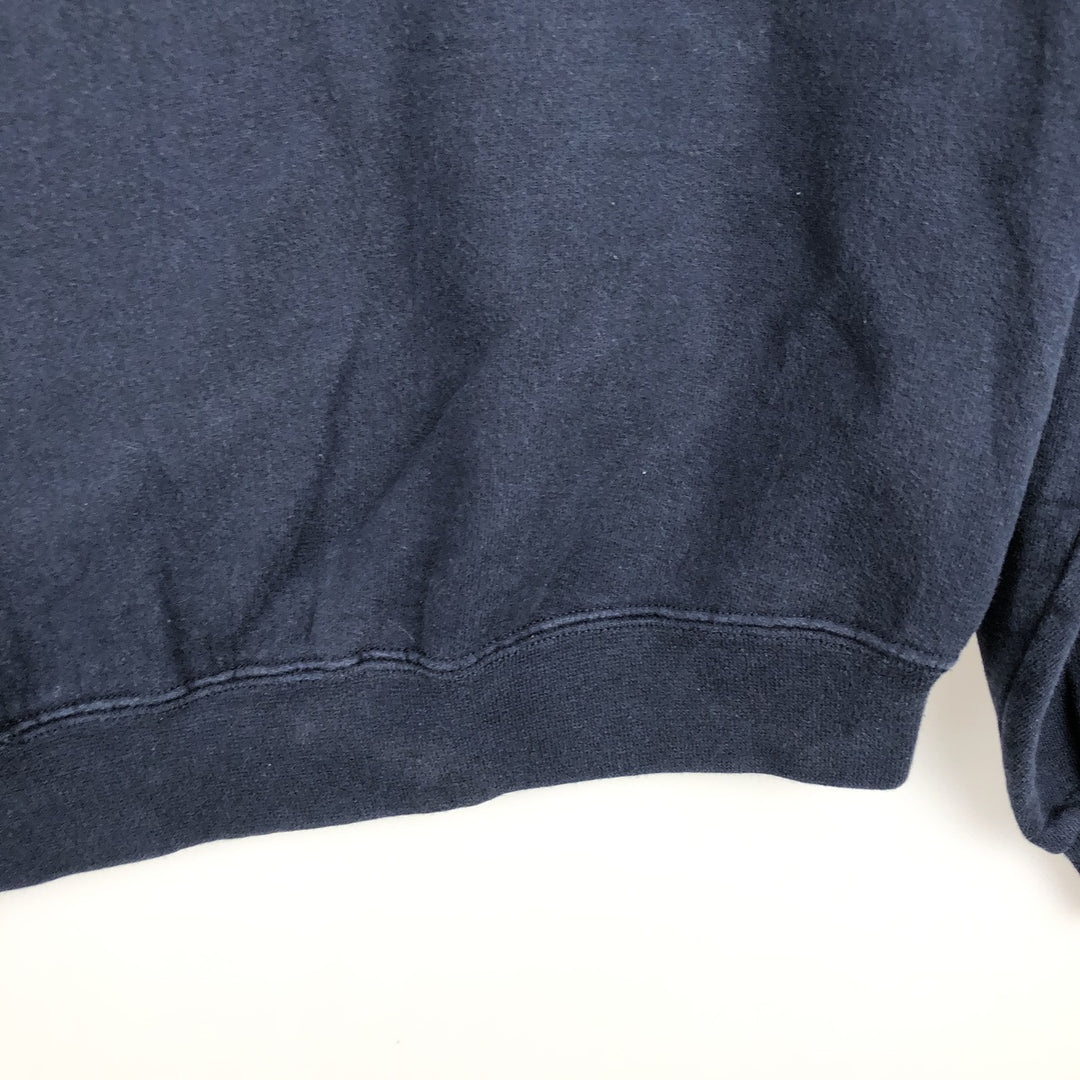 2000'S Champion Authentic Athletic Apparel One-Point Logo Sweatshirt, Men's Size L unclear navy blue type Vintage Second Hand