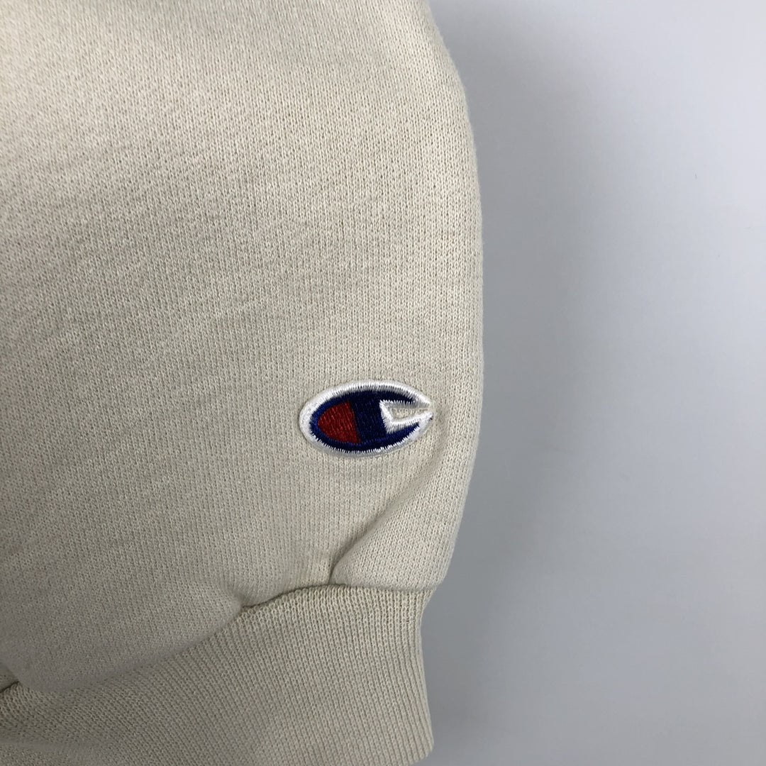 2000'S Champion Authentic Athletic Apparel College Sweatshirt, Men's Size XL cotton Beige type Vintage Second Hand