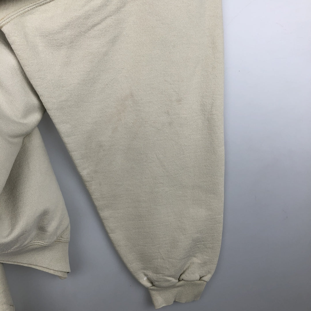 2000'S Champion Authentic Athletic Apparel College Sweatshirt, Men's Size XL cotton Beige type Vintage Second Hand