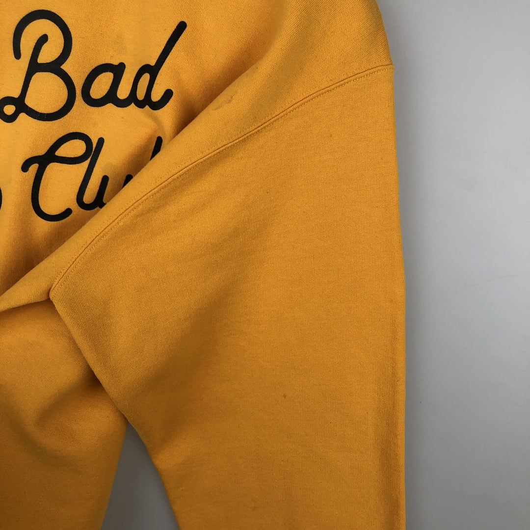 2000'S Champion ECO AUTHENTIC College Sweatshirt (Men's Size L) cotton yellow type Vintage Second Hand