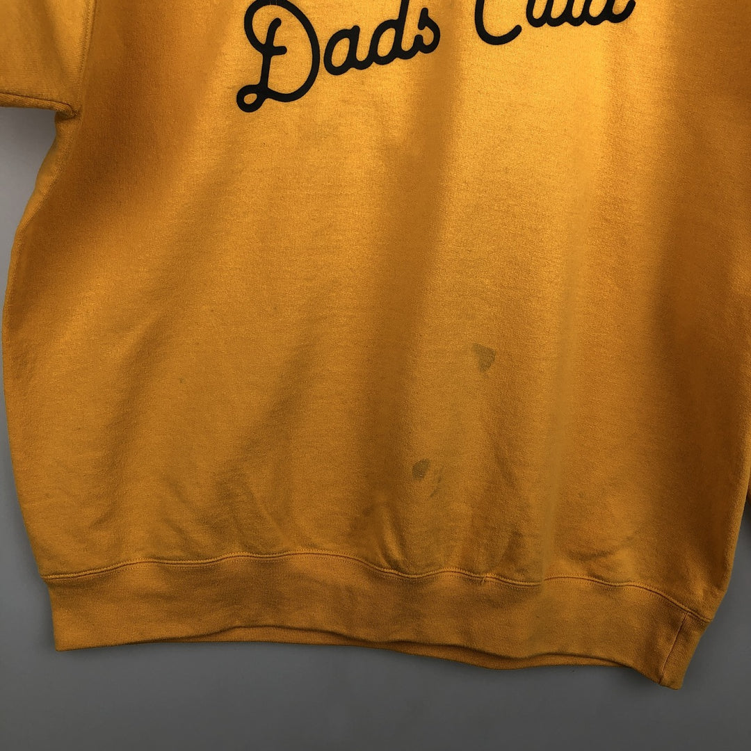 2000'S Champion ECO AUTHENTIC College Sweatshirt (Men's Size L) cotton yellow type Vintage Second Hand