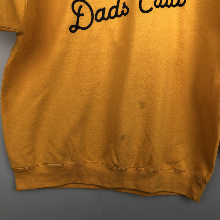 2000'S Champion ECO AUTHENTIC College Sweatshirt (Men's Size L) cotton yellow type Vintage Second Hand