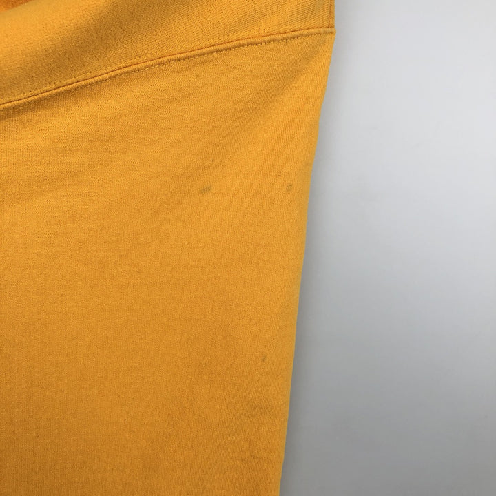 2000'S Champion ECO AUTHENTIC College Sweatshirt (Men's Size L) cotton yellow type Vintage Second Hand