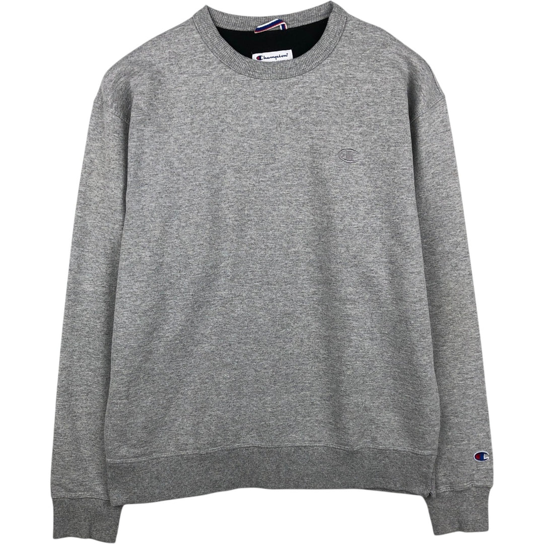 Champion Authentic Athletics Wear One-Point Logo Sweatshirt, Men's Size L unclear gray type Vintage Second Hand