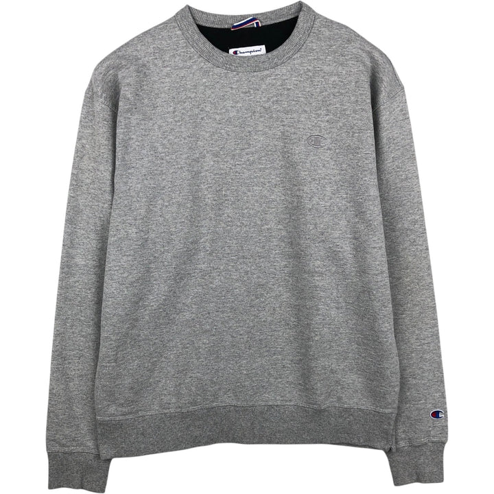 Champion Authentic Athletics Wear One-Point Logo Sweatshirt, Men's Size L unclear gray type Vintage Second Hand