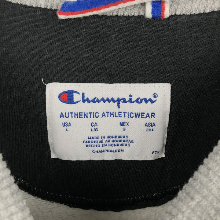 Champion Authentic Athletics Wear One-Point Logo Sweatshirt, Men's Size L unclear gray type Vintage Second Hand