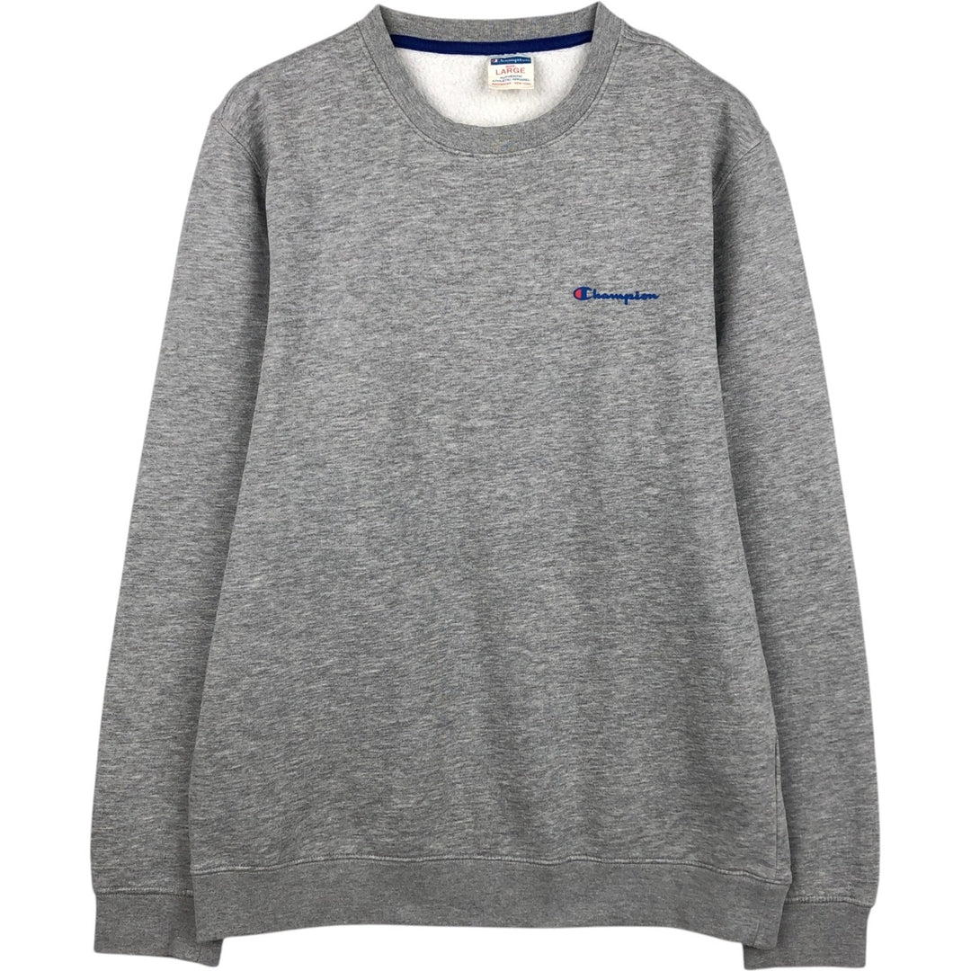 Champion Authentic Athletic Apparel Logo Sweatshirt, Men's Size L cotton gray type Vintage Second Hand