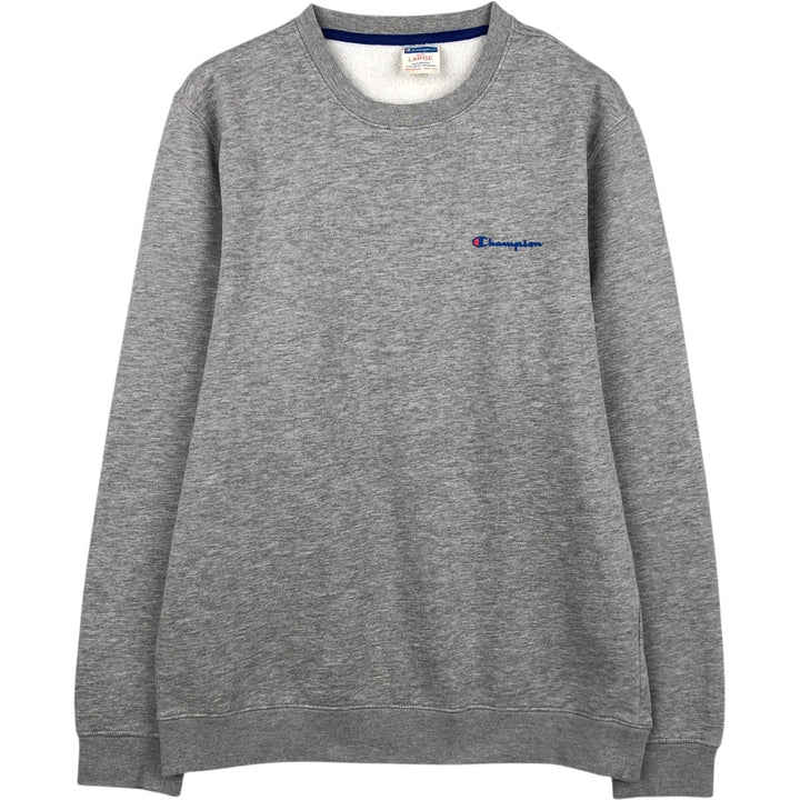 Champion Authentic Athletic Apparel Logo Sweatshirt, Men's Size L cotton gray type Vintage Second Hand