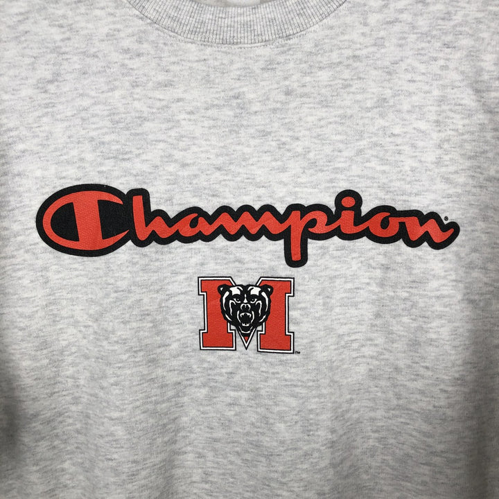 Champion College Sweatshirt, Men's Size M cotton gray type Vintage Second Hand