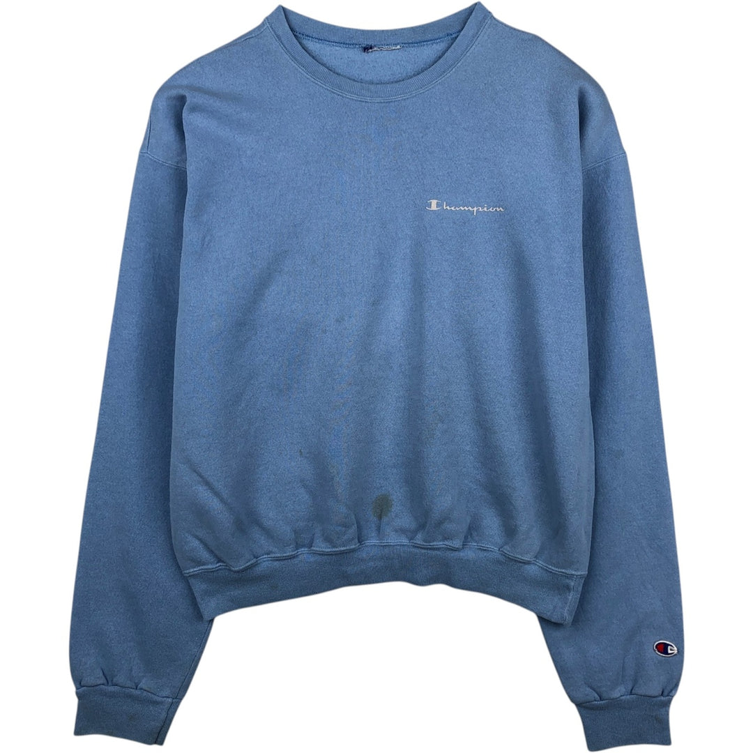2000'S Champion One-Point Logo Sweatshirt, Men's XL unclear Blue type light blue Vintage Second Hand