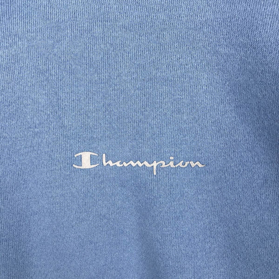 2000'S Champion One-Point Logo Sweatshirt, Men's XL unclear Blue type light blue Vintage Second Hand