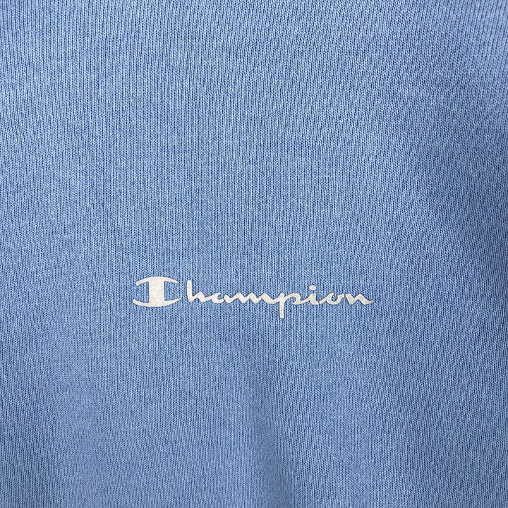 2000'S Champion One-Point Logo Sweatshirt, Men's XL unclear Blue type light blue Vintage Second Hand