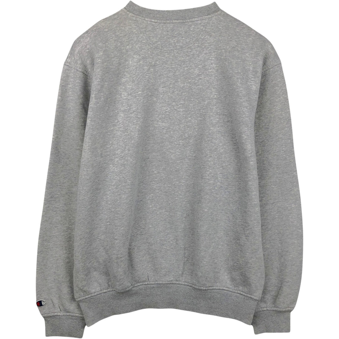Champion Blank Sweatshirt (Men's XL equivalent) cotton gray type Vintage Second Hand