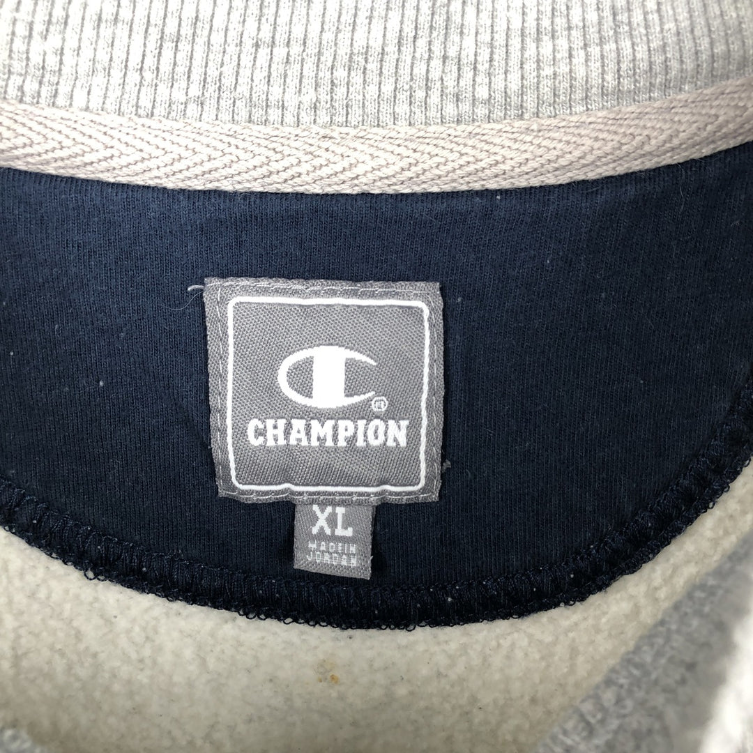 Champion Blank Sweatshirt (Men's XL equivalent) cotton gray type Vintage Second Hand