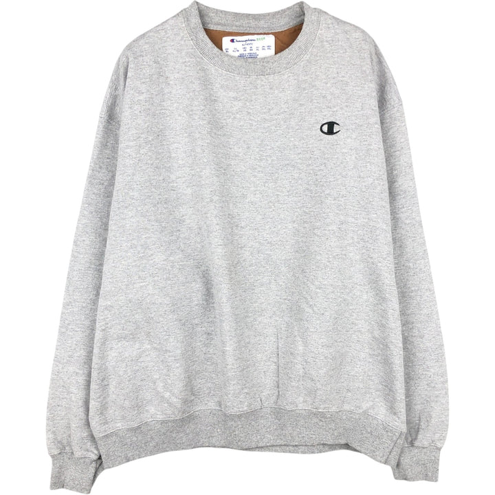 Champion ECO One-Point Logo Sweatshirt, Men's XL cotton gray type Vintage Second Hand