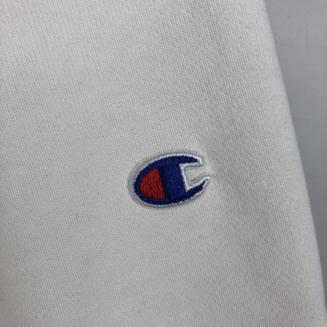 Champion REVERSE WEAVE Reverse Weave One Point Logo Sweatshirt Trainer Men's L size cotton white type Vintage Second Hand