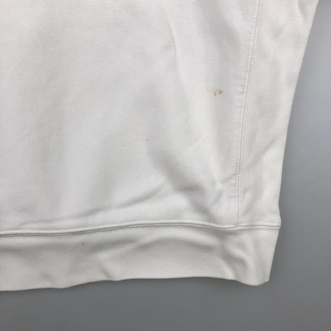 Champion REVERSE WEAVE Reverse Weave One Point Logo Sweatshirt Trainer Men's L size cotton white type Vintage Second Hand