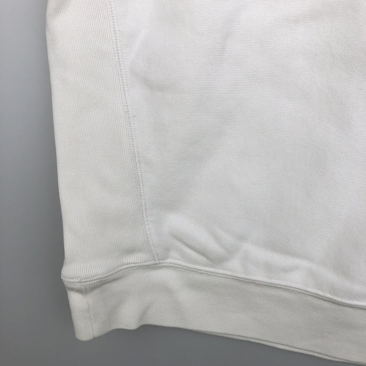 Champion REVERSE WEAVE Reverse Weave One Point Logo Sweatshirt Trainer Men's L size cotton white type Vintage Second Hand