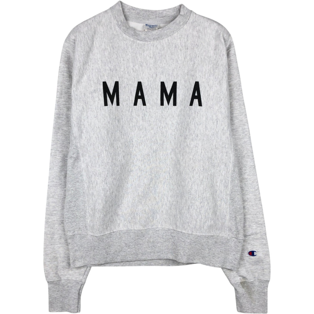 Champion REVERSE WEAVE Reverse Weave Print Sweatshirt, Men's Size Small cotton gray type Vintage Second Hand