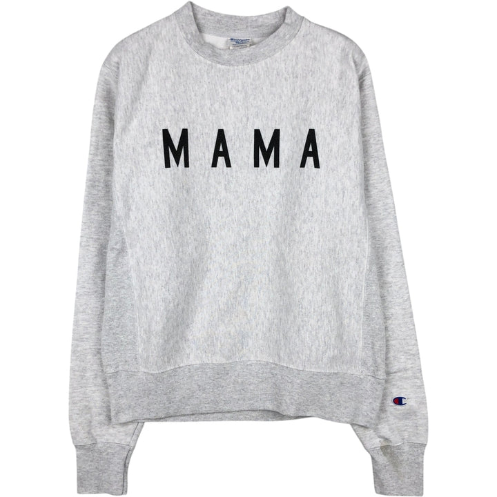 Champion REVERSE WEAVE Reverse Weave Print Sweatshirt, Men's Size Small cotton gray type Vintage Second Hand