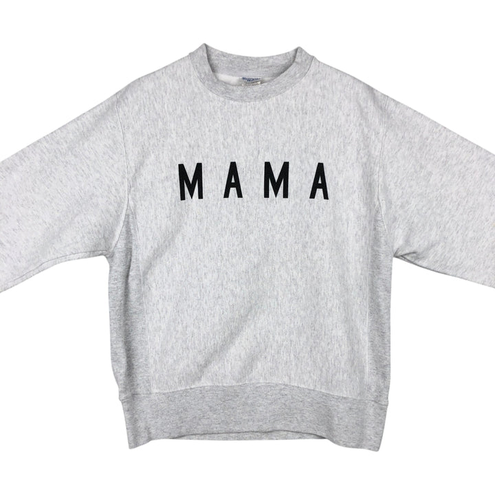 Champion REVERSE WEAVE Reverse Weave Print Sweatshirt, Men's Size Small cotton gray type Vintage Second Hand