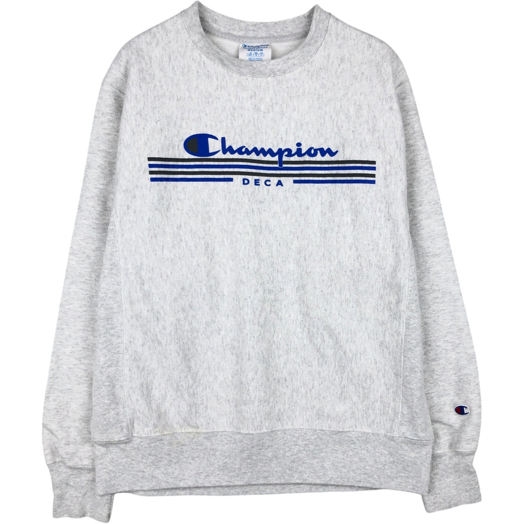Champion REVERSE WEAVE Reverse Weave College Sweatshirt Trainer Men's M size cotton gray type Vintage Second Hand