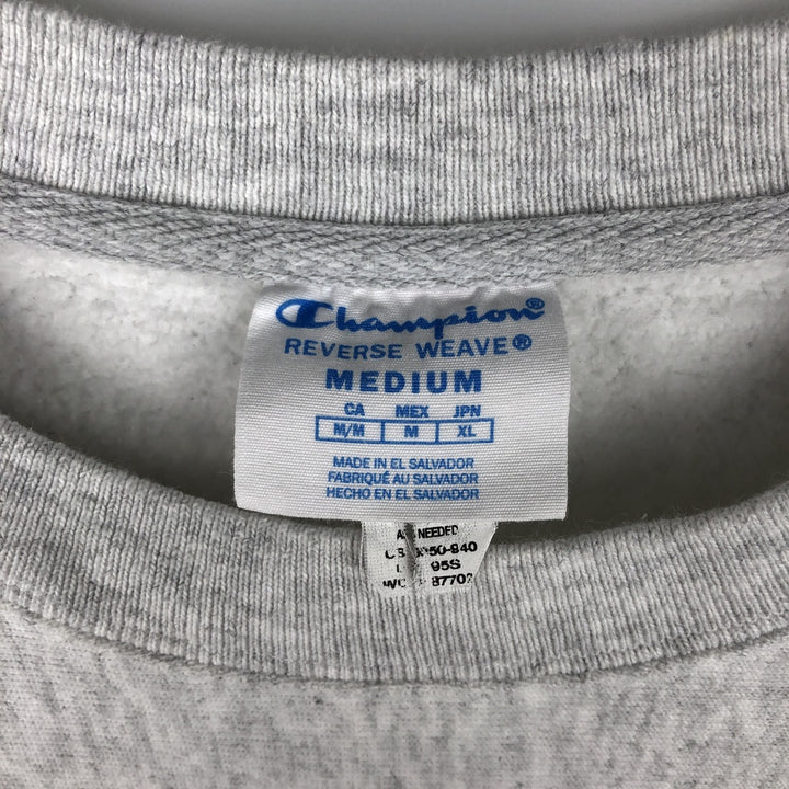 Champion REVERSE WEAVE Reverse Weave College Sweatshirt Trainer Men's M size cotton gray type Vintage Second Hand