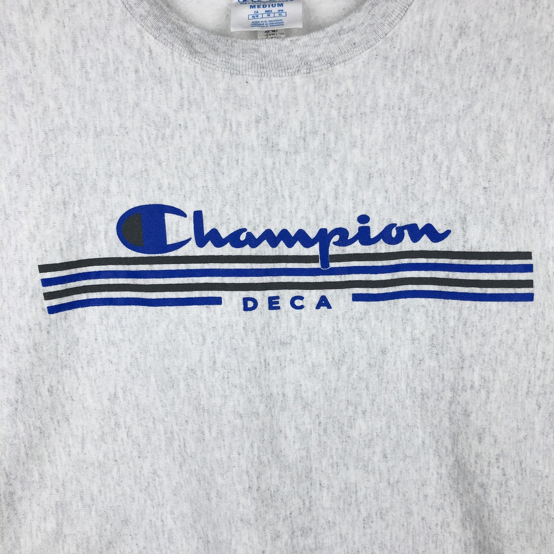 Champion REVERSE WEAVE Reverse Weave College Sweatshirt Trainer Men's M size cotton gray type Vintage Second Hand