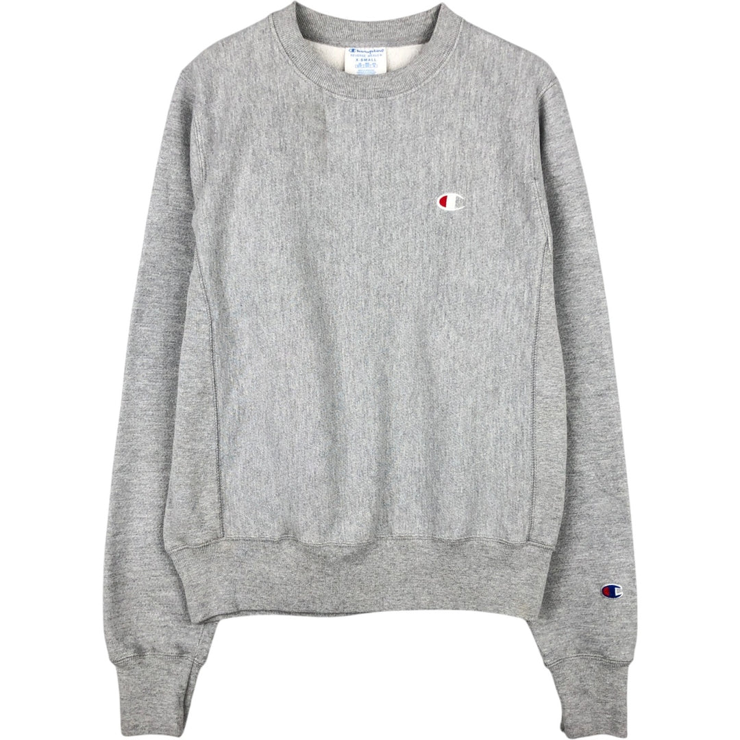 Champion REVERSE WEAVE One-Point Logo Sweatshirt (Men's Size XS) cotton gray type Vintage Second Hand