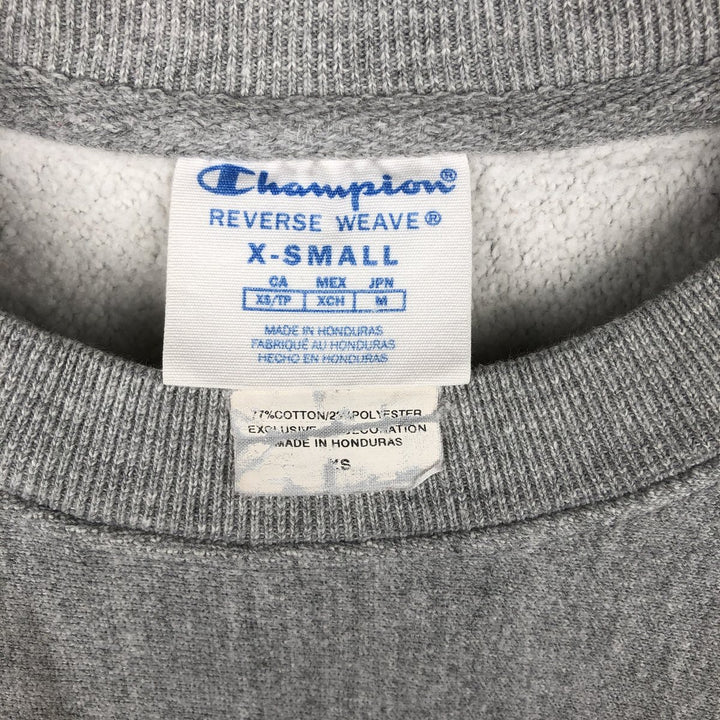 Champion REVERSE WEAVE One-Point Logo Sweatshirt (Men's Size XS) cotton gray type Vintage Second Hand