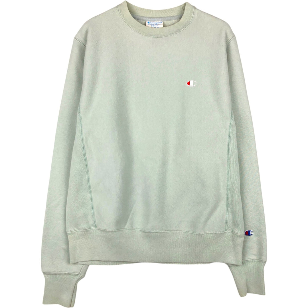 Champion REVERSE WEAVE Reverse Weave One Point Logo Sweatshirt Trainer Men's S cotton Mint green Vintage Second Hand