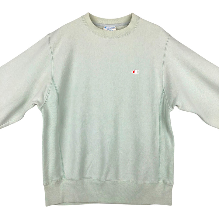 Champion REVERSE WEAVE Reverse Weave One Point Logo Sweatshirt Trainer Men's S cotton Mint green Vintage Second Hand