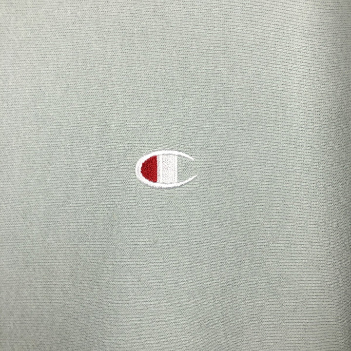 Champion REVERSE WEAVE Reverse Weave One Point Logo Sweatshirt Trainer Men's S cotton Mint green Vintage Second Hand